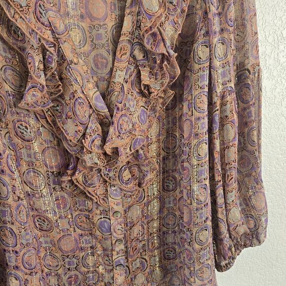 Nanette Lepore silk Blouse Top size 4 S - Picture 3 of 12